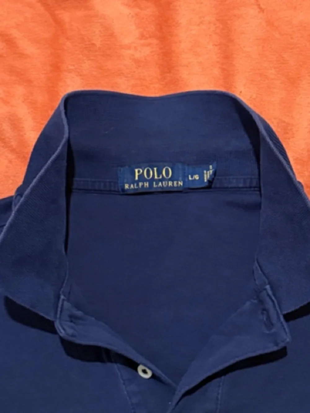 Ralph Lauren Classic Navy Polo with White Pony